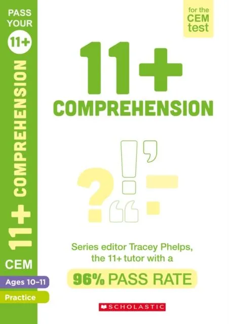 11  English Comprehension Practice and Assessment for the CEM Test Ages 10-11