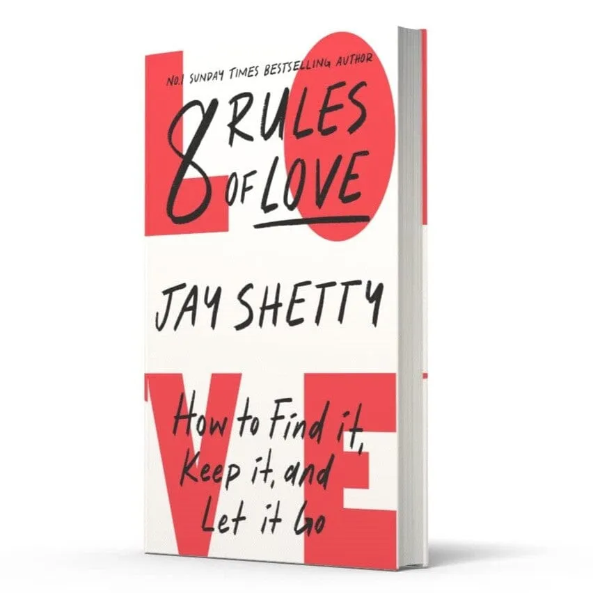 8 Rules of Love by Jay Shetty - Non Fiction - Hardback