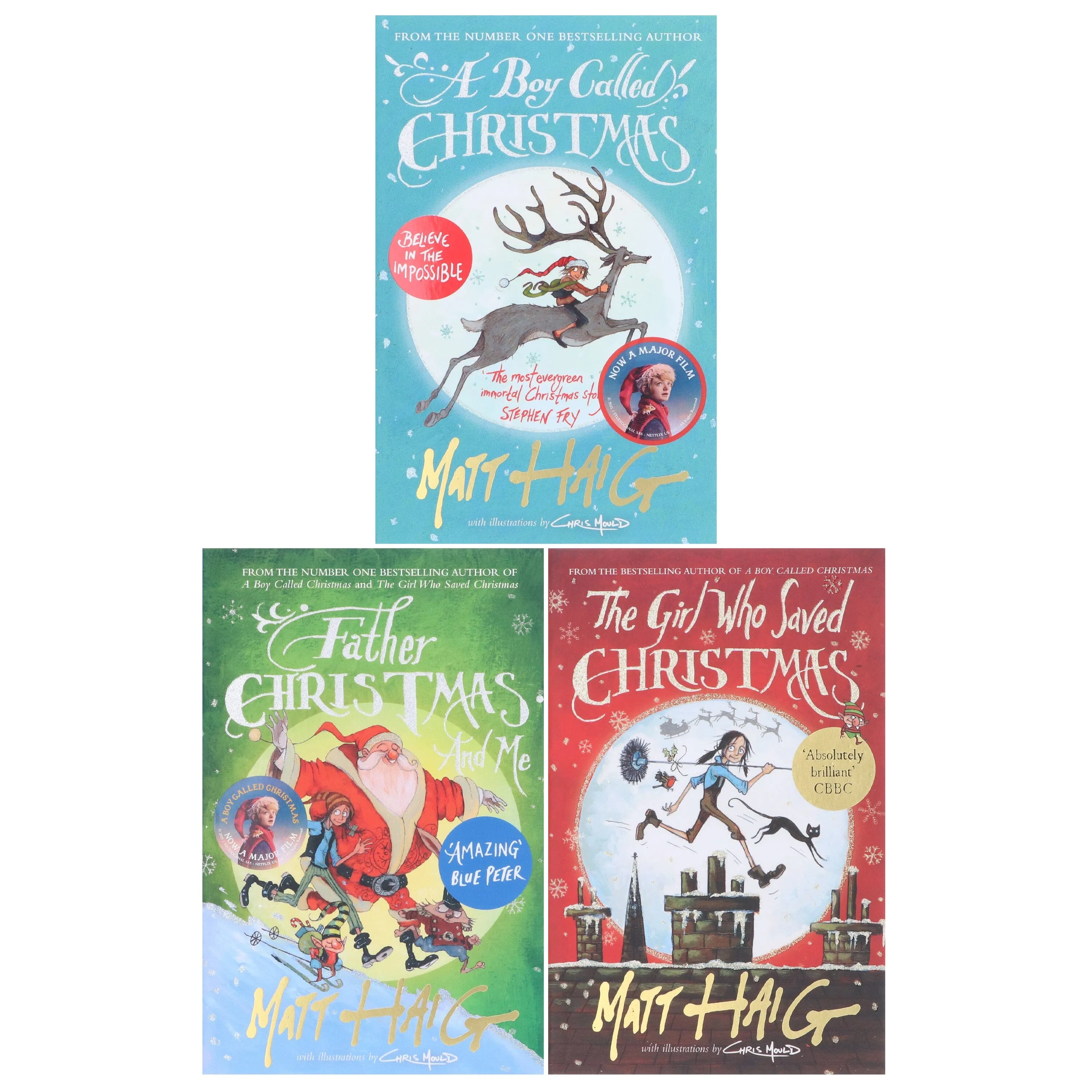 A Boy Called Christmas by Matt Haig 3 Book Collection Set - Ages 7-11 - Paperback