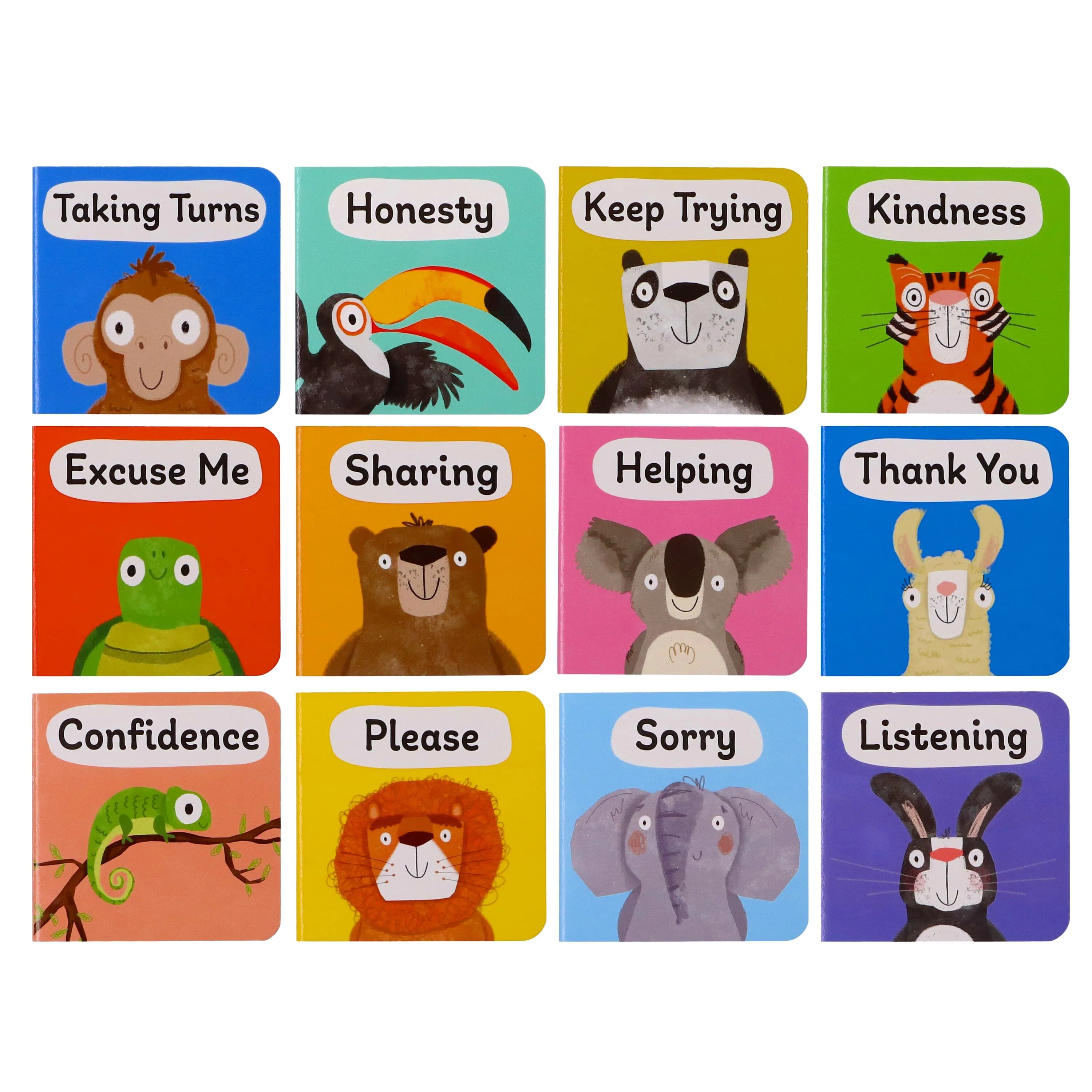 A Case of Good Manners 12 Board Books Collection Set - Ages 3  - Boardbook