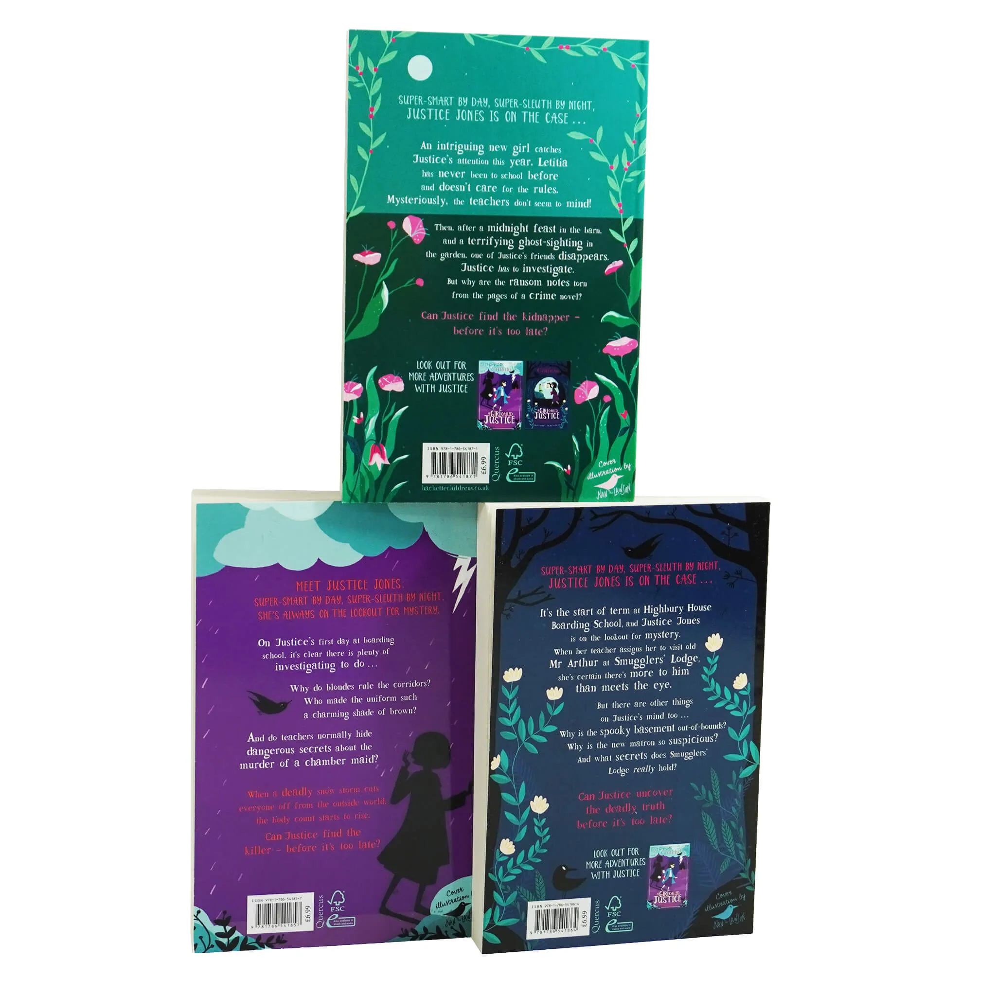 A Girl Called Justice Jones Series 3 Books Collection Box Set By Elly Griffiths - Ages 9-12 - Paperback