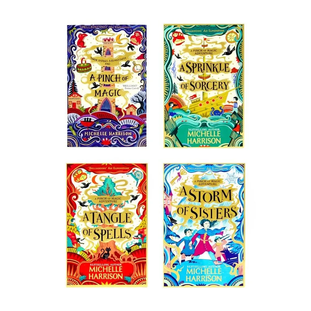 A Pinch of Magic Adventure By Michelle Harrison 4 Books Collection Set - Ages 8  - Paperback