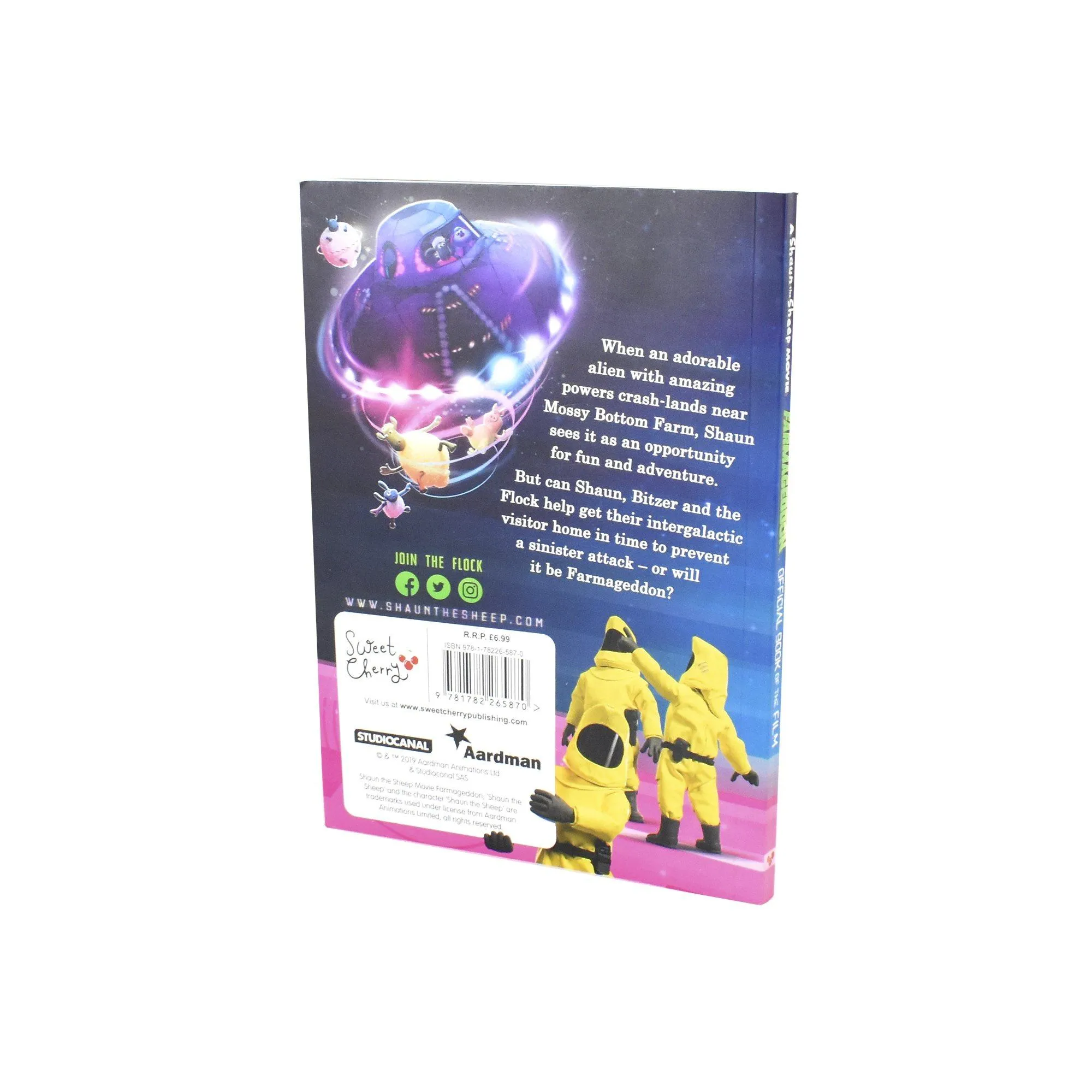 A Shaun the Sheep Farmageddon official Book Of The Film By Sweet Cherry Publishing - Ages 7-9 - Paperback