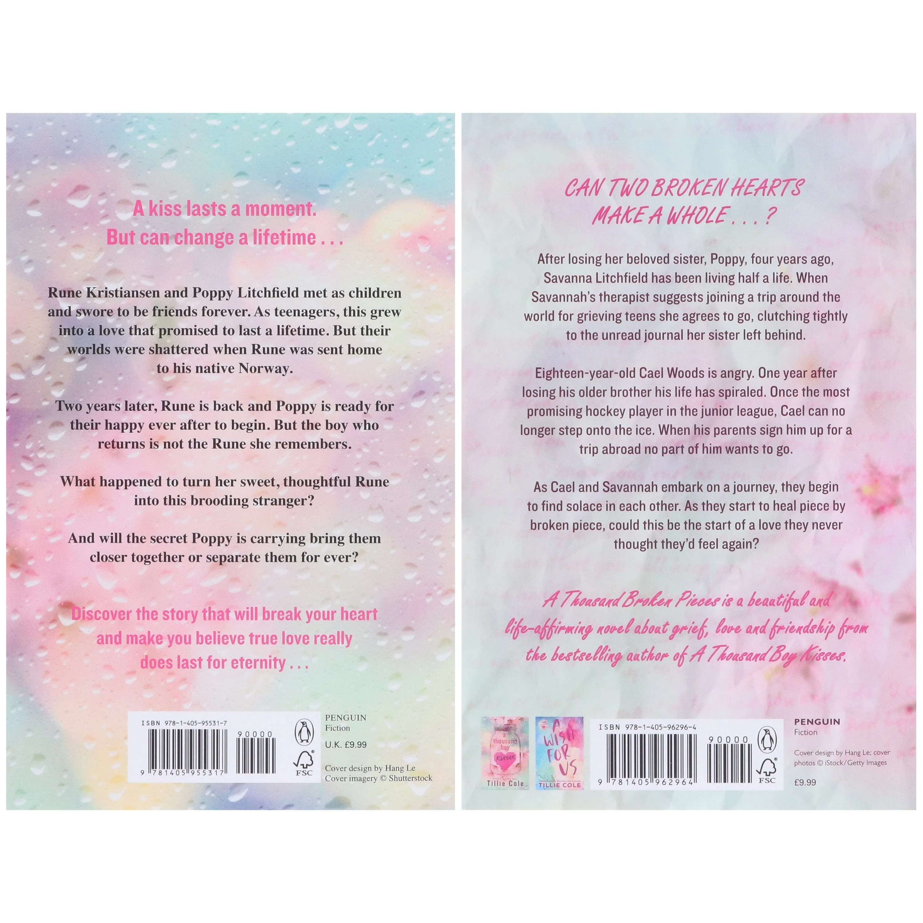 A Thousand Boy Kisses Series by Tillie Cole 2 Books Collection Set - Fiction - Paperback