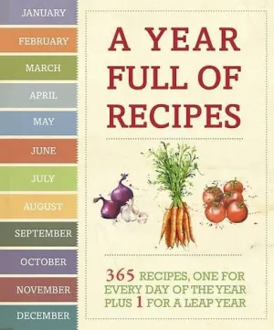 A Year Full of Recipes - Love Food By Parragon - Food Book - Hardback