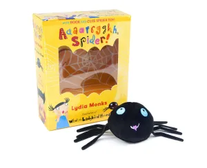Aaaarrgghh Spider! With Book and Cute Spider Toy! By Lydia Monks - Ages 3-12 - Paperback