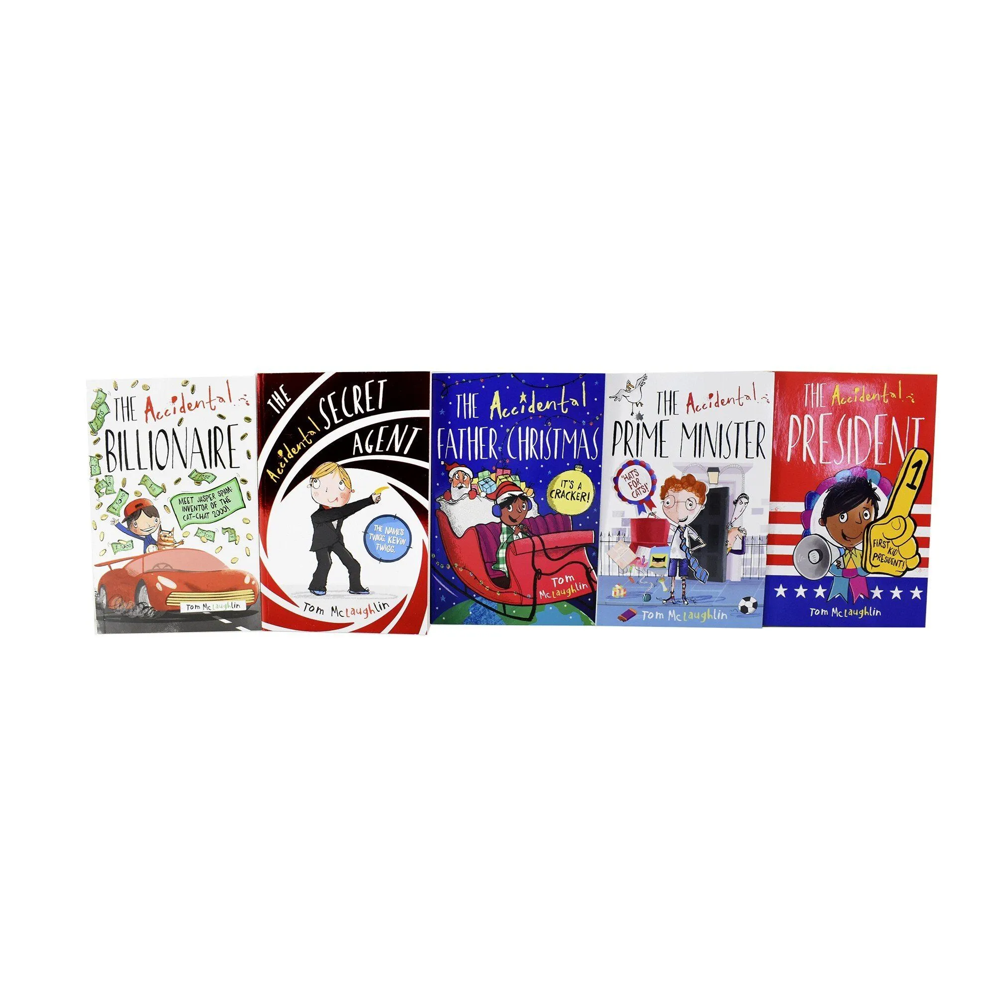 Accidental Series 5 Book Collection - Ages 5-7 - Paperback - Tom McLaughlin