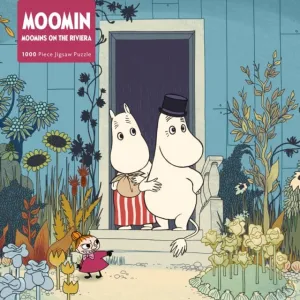 Adult Jigsaw Puzzle Moomins on the Riviera: 1000-piece Jigsaw Puzzles by Flame Tree Studio