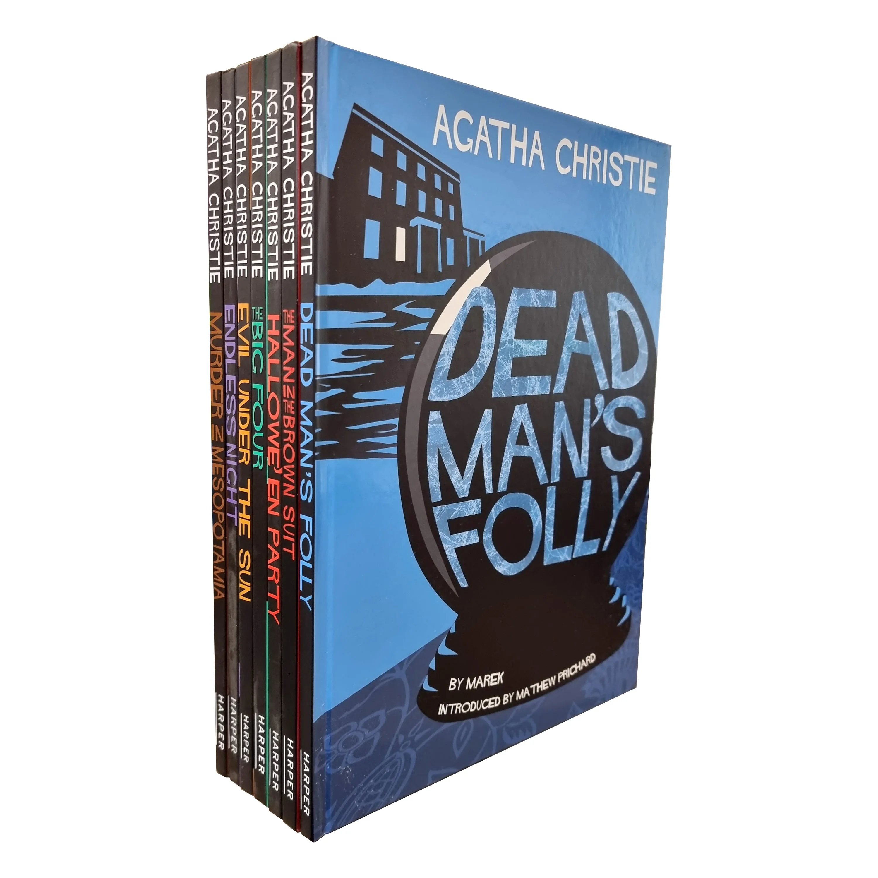Agatha Christie Comic Strip 7 Books Collection Set - Hardback