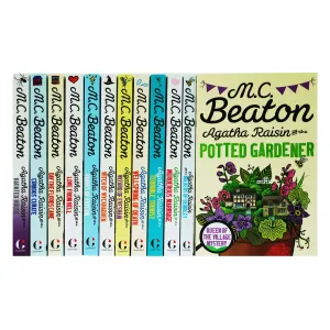 Agatha Raisin Mysteries Series by M.C. Beaton 12 Books Collection Set - Fiction - Paperback