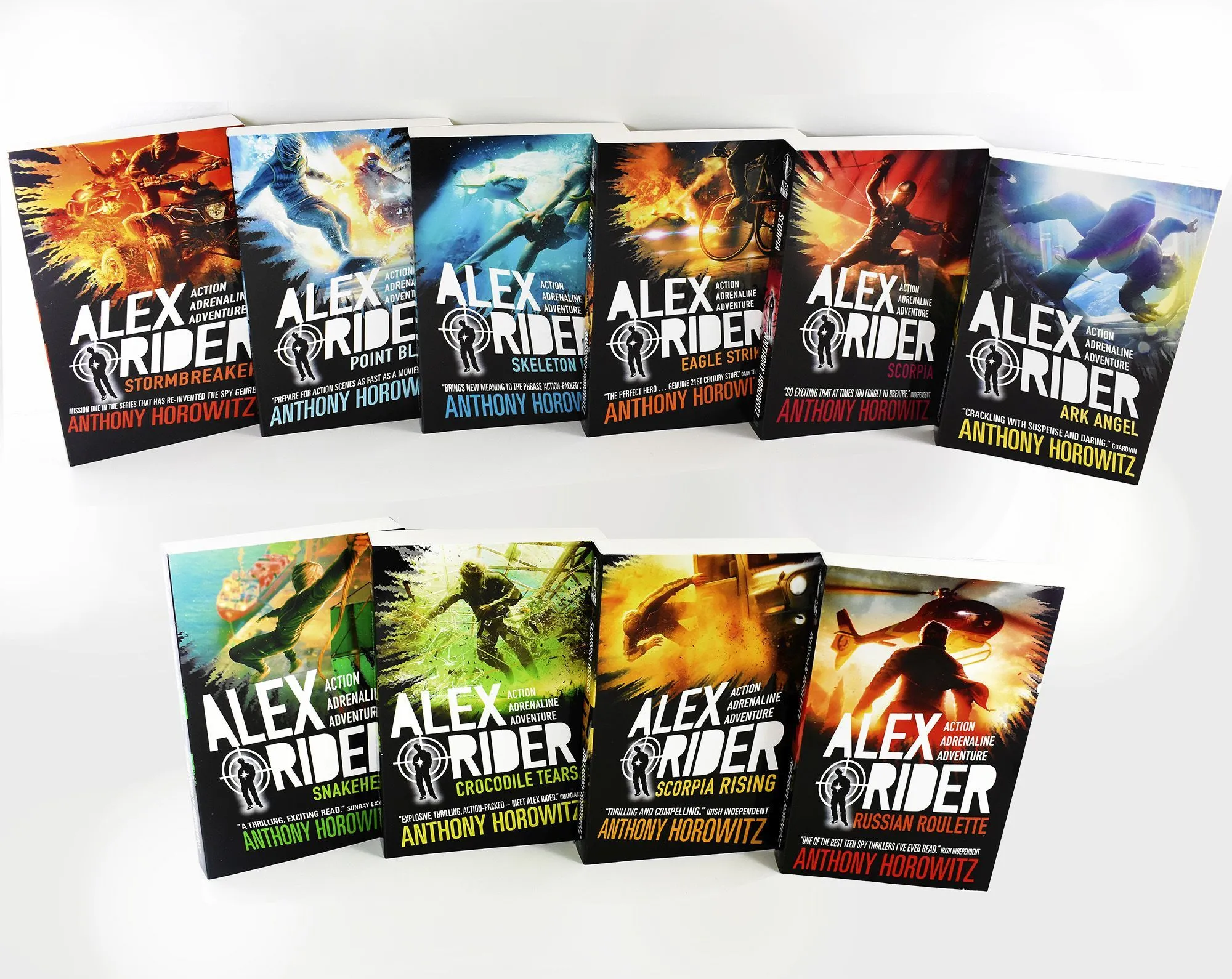 Alex Rider 10 Books Box Set Collection - Spy Fiction - Paperback - Anthony Horowitz