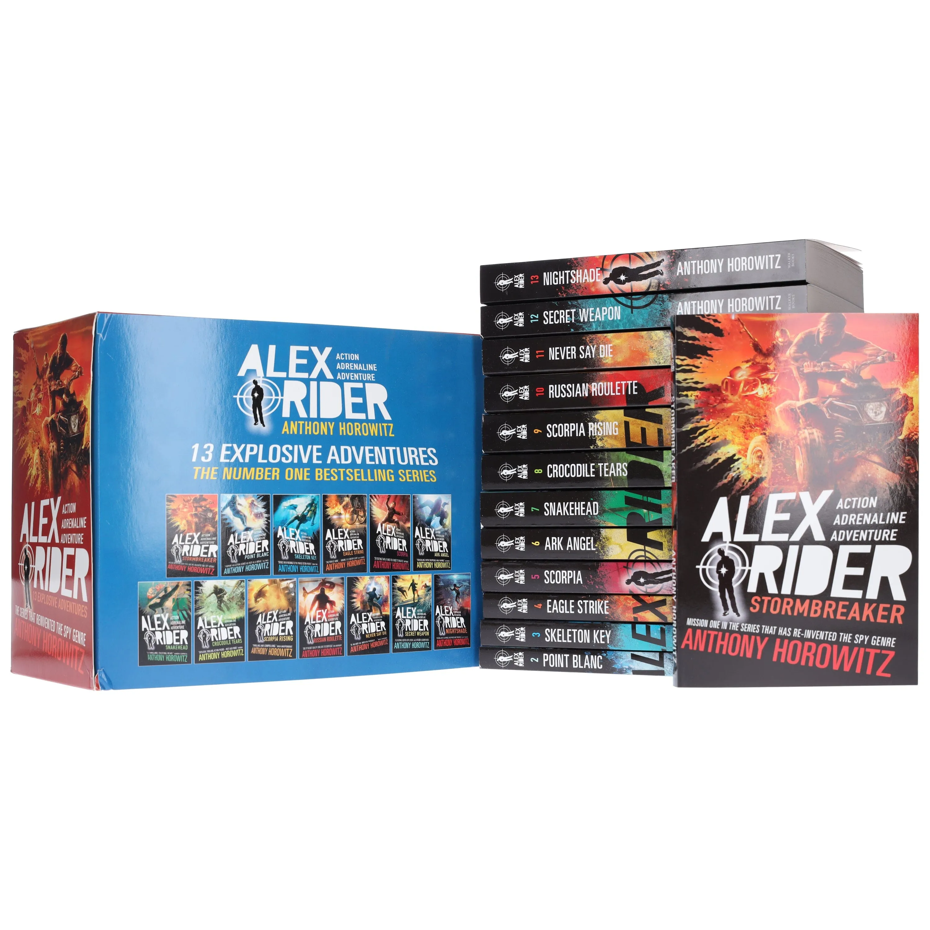 Alex Rider The Complete Missions by Anthony Horowitz: 13 Books Collection Box Set - Ages 9-14 - Paperback