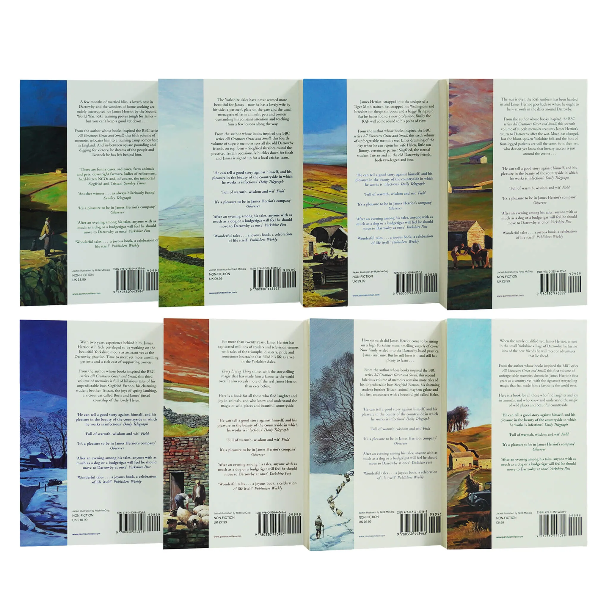 All Creatures Great and Small: The Complete James Herriot 8 Books Box Set - Non-Fiction - Paperback