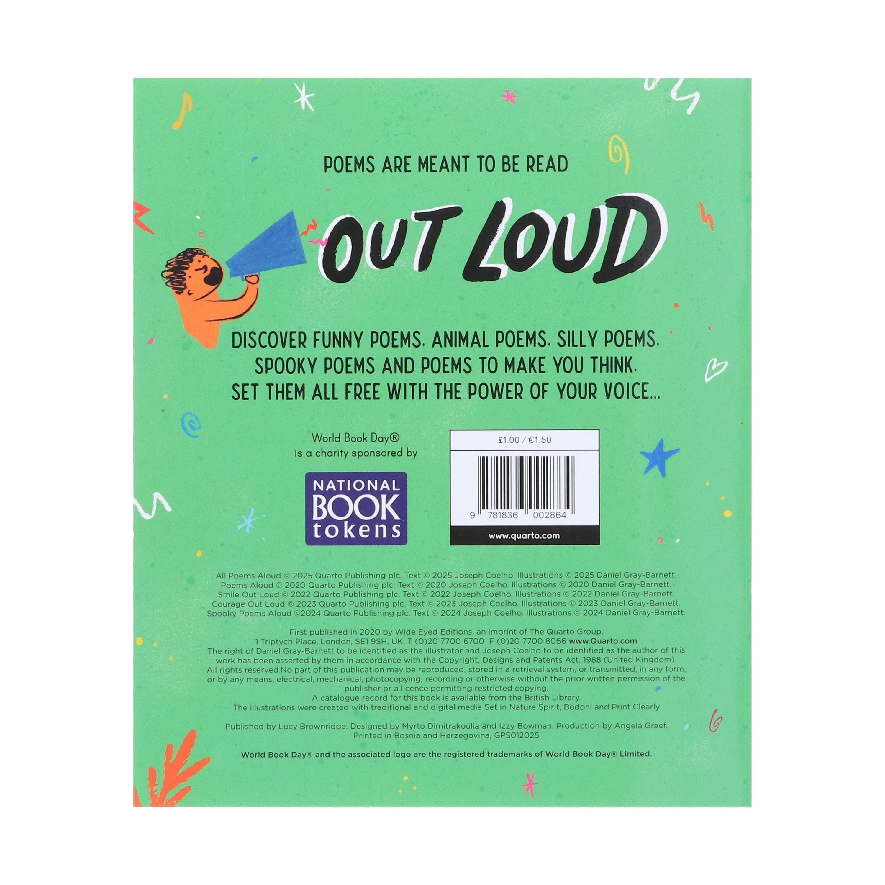 All Poems Aloud by Joseph Coelho: World Book Day 2025 - Ages 6-9 - Paperback