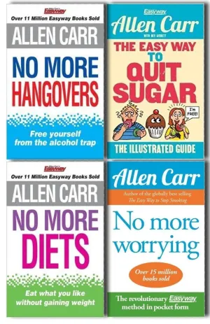 Allen Carr Set 4 Book Collection - Paperback
