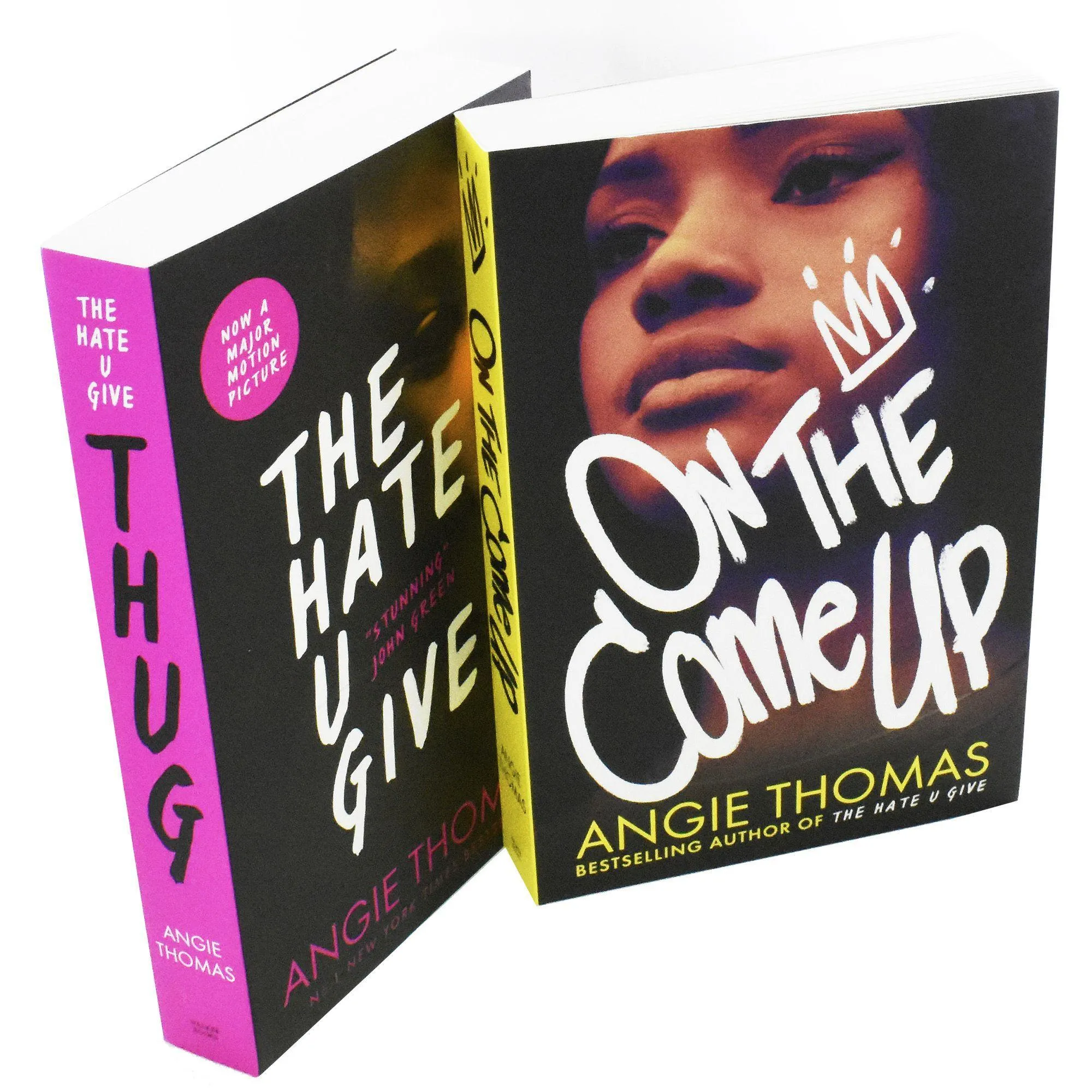 Angie Thomas Collector's 2 Books Box Set (Hate U & On Come) - Ages 14  - Paperback