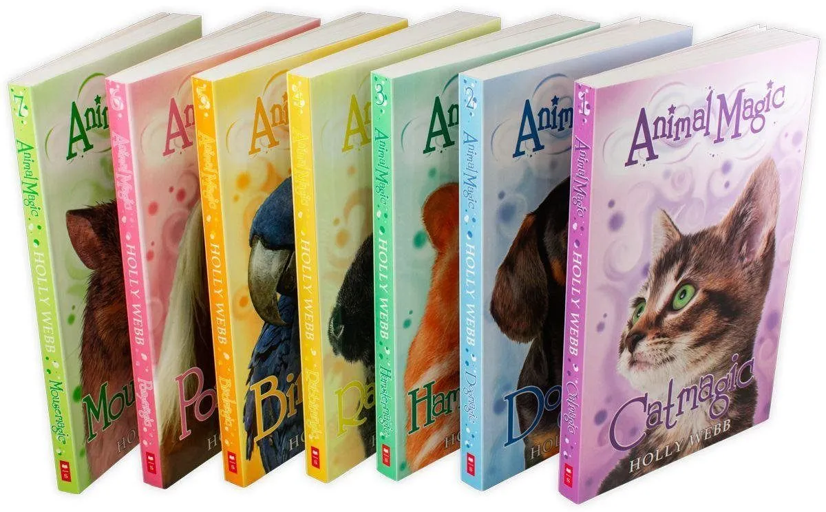 Animal Magic Collection 7 Book Set - Ages 7-9 - Paperback - Holly Webb
