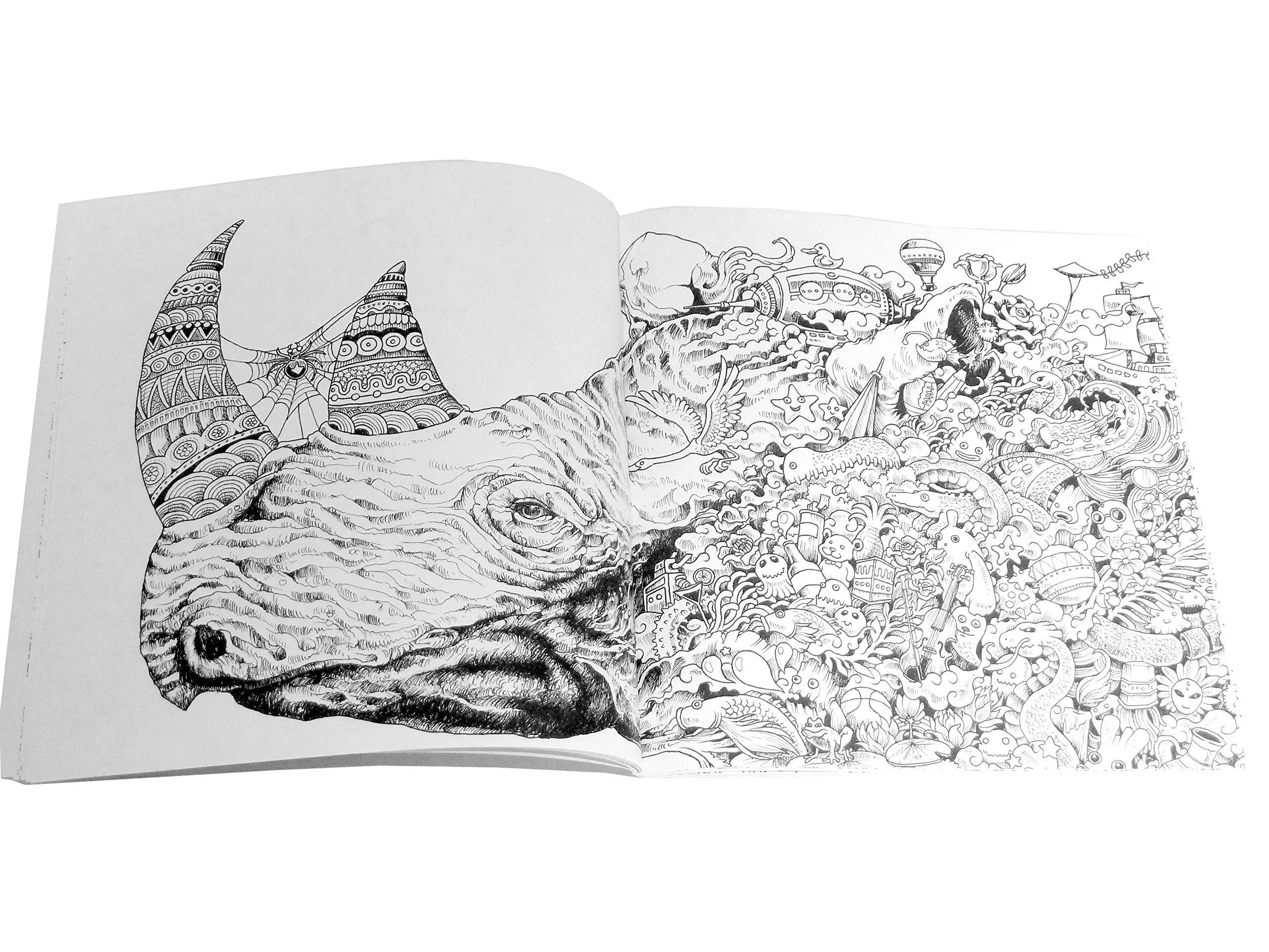 Animorphia: An Extreme Colouring and Search Challenge By Kerby Rosanes - Paperback