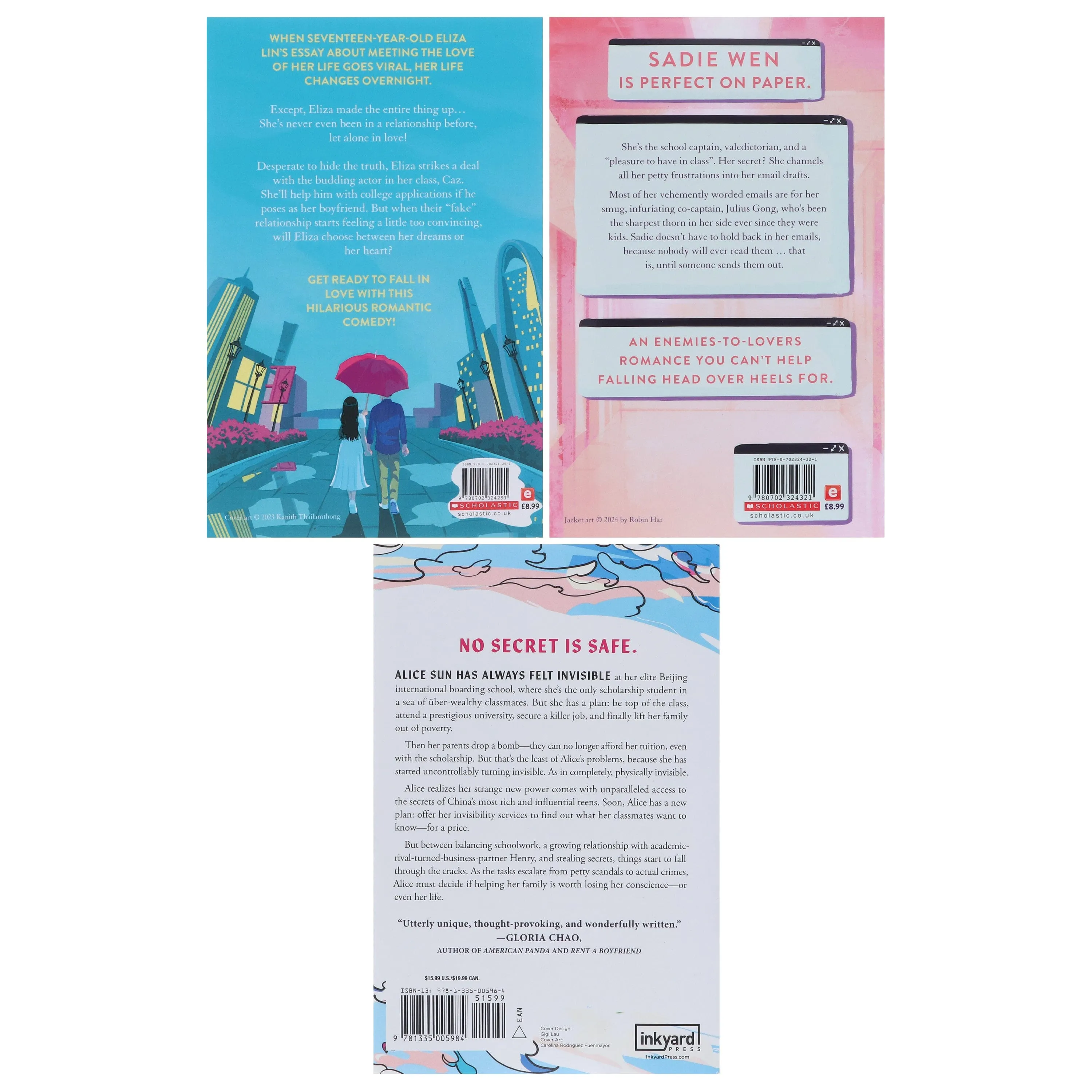 Ann Liang 3 Books Collection Set - Ages 13  - Paperback