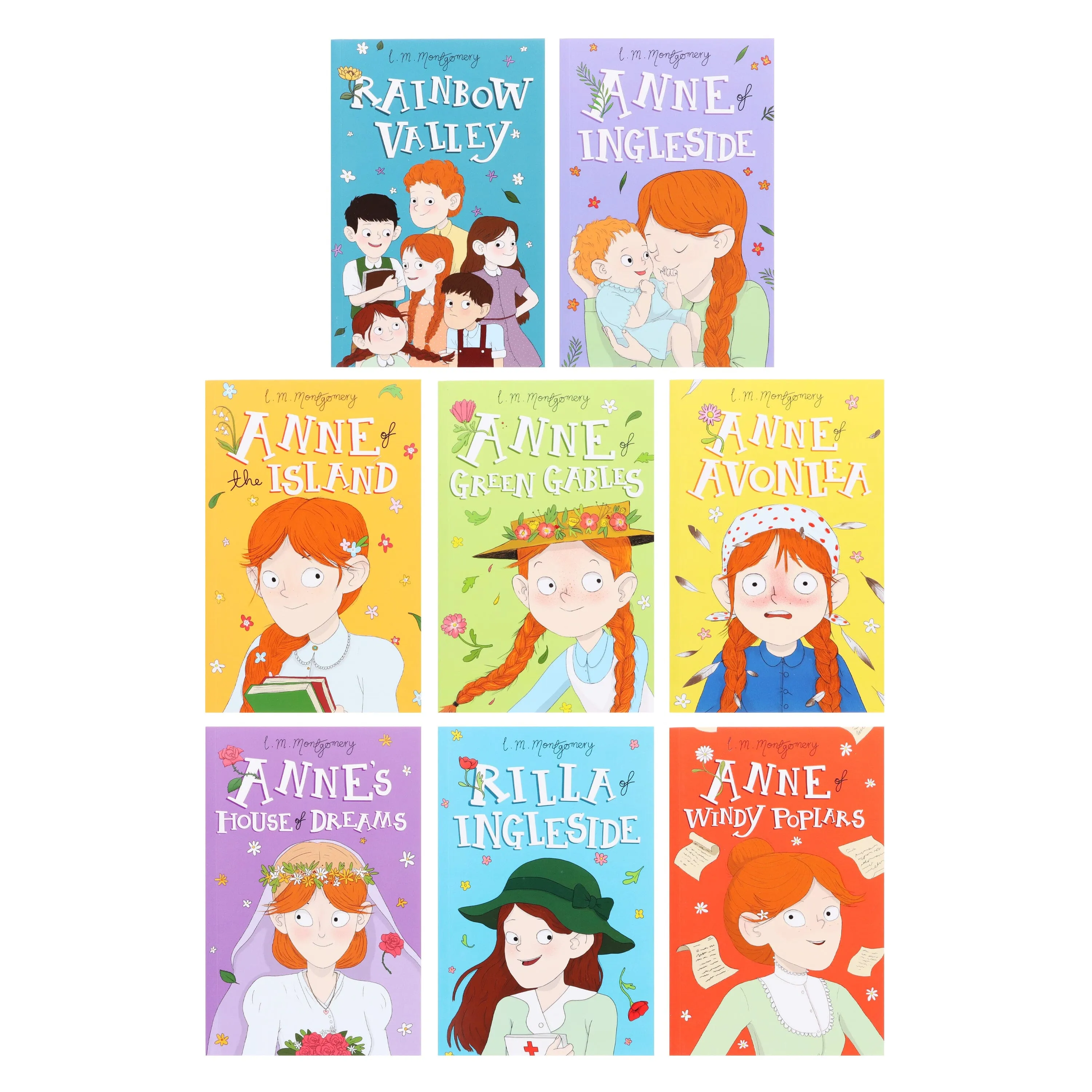 Anne of Green Gables The Complete 8 Book Collection - Ages 9-14 - Paperback - Lucy Maud Montgomery