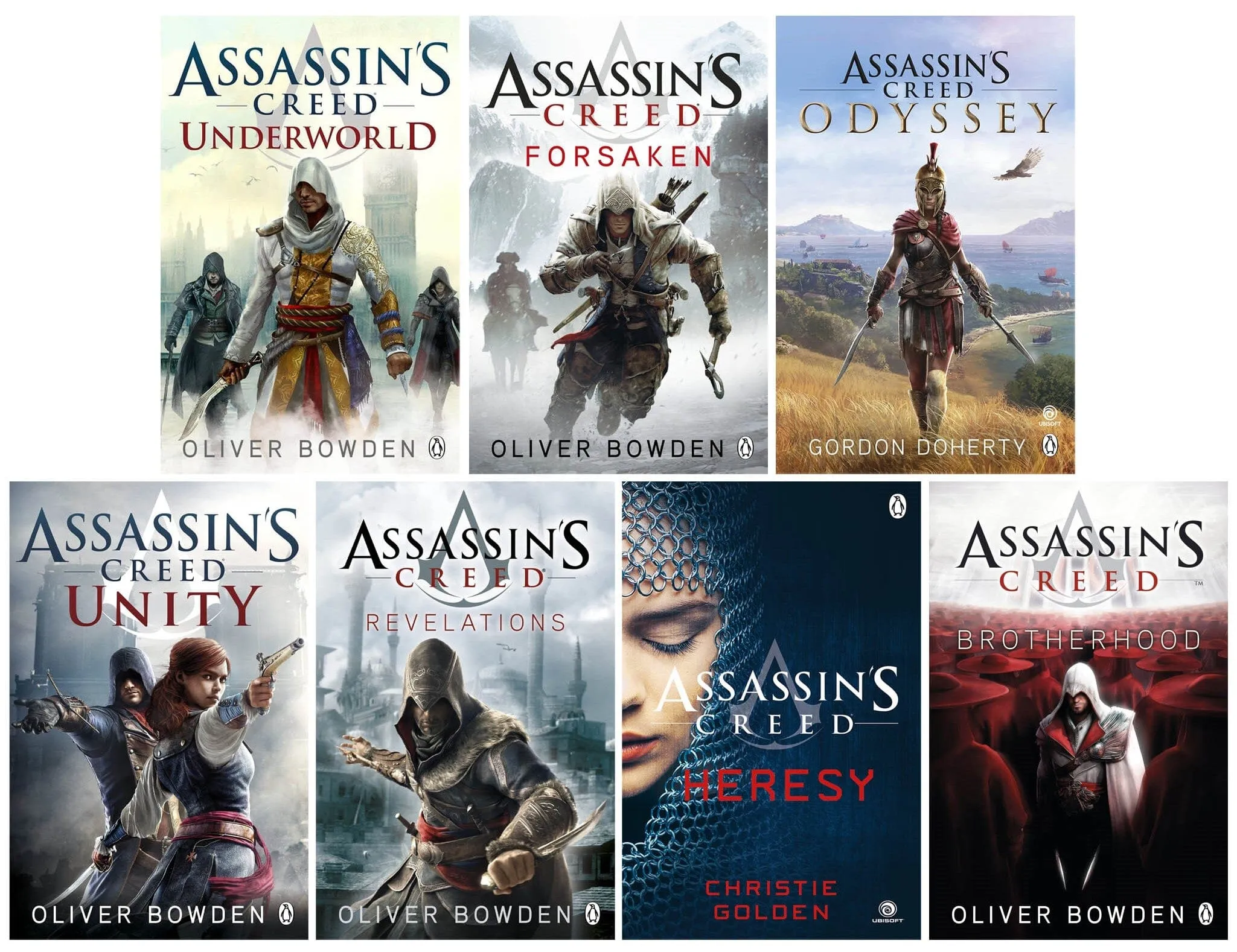 Assassin's Creed by Oliver Bowden 7 Books Collection Set - Fiction - Paperback