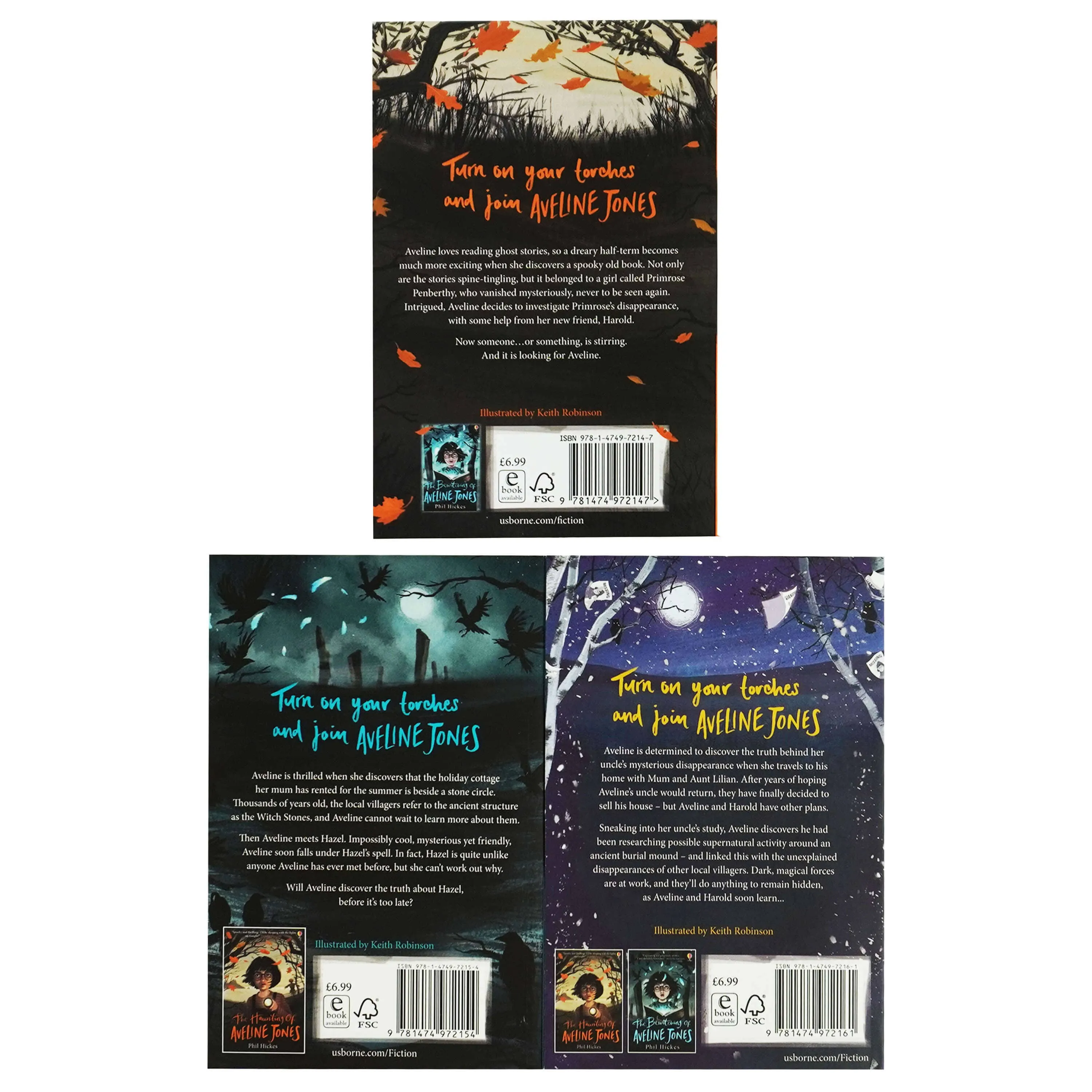 Aveline Jones Series By Phil Hickes 3 Books Collection Set - Ages 9  - Paperback
