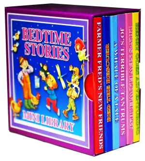 Bedtime Stories Pocket Library 6 Books Collection Set - Ages 0-5 - Board Book