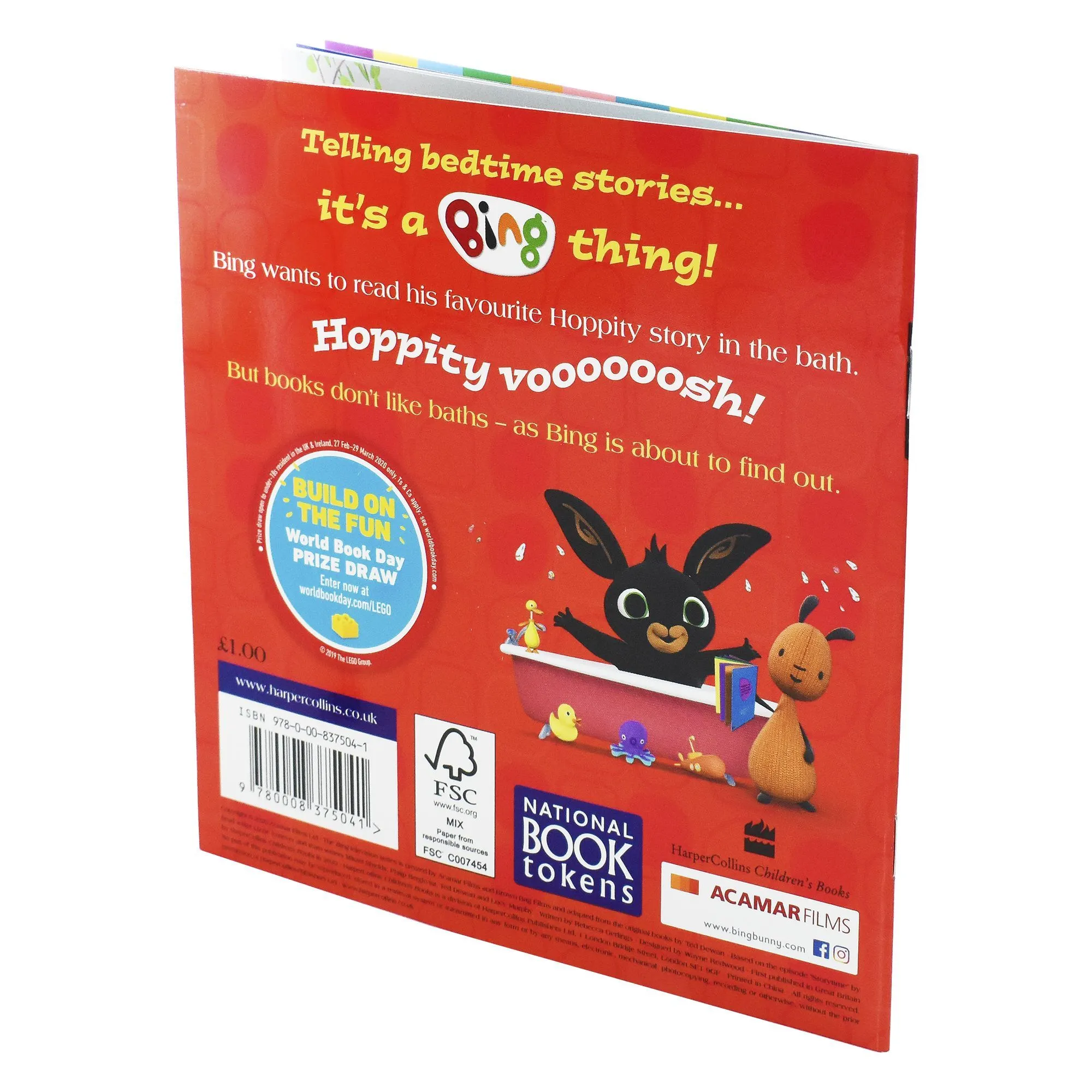 Bing Splashy Story WBD 2020 - Ages 0-5 - Paperback