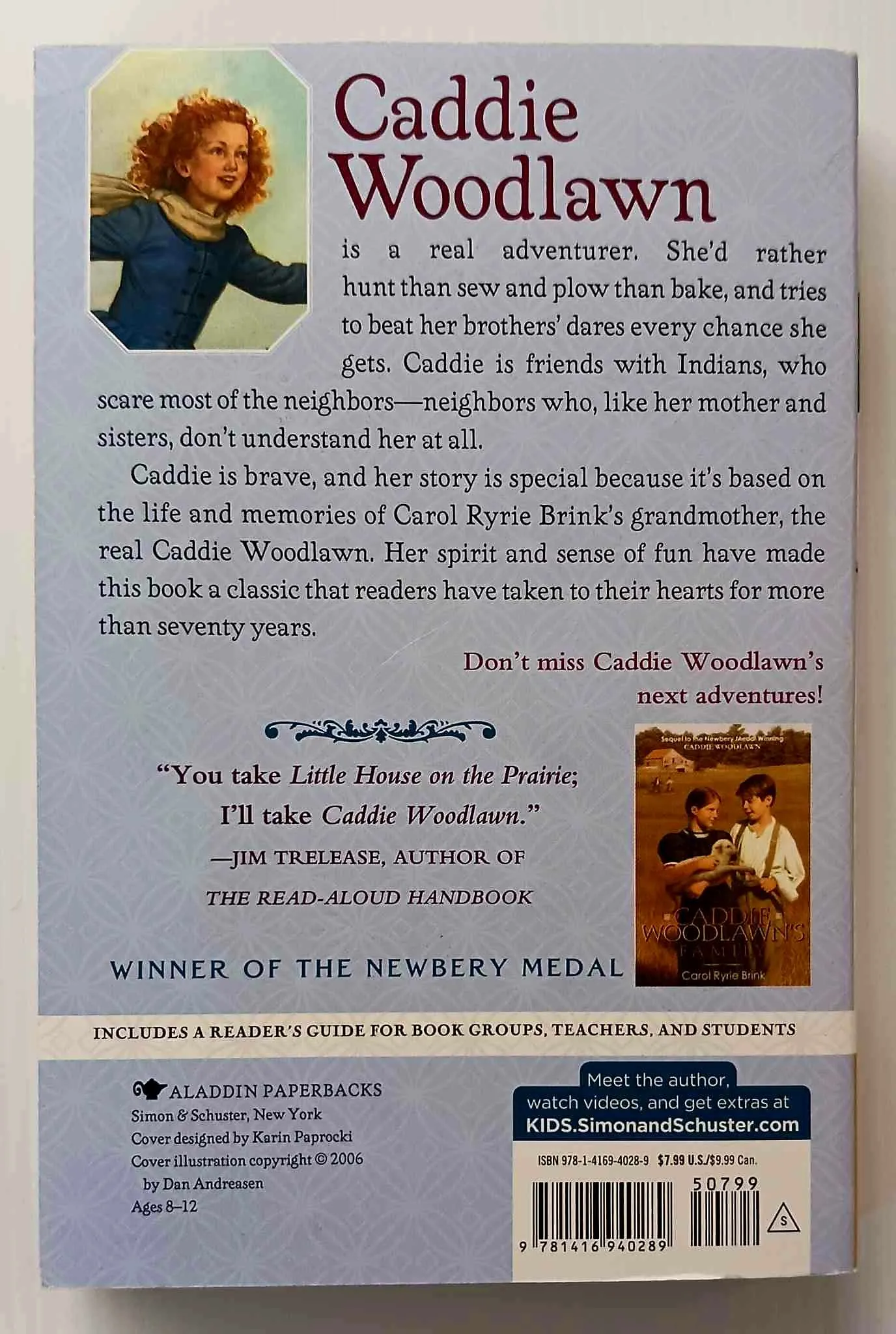CADDIE WOODLAWN - Carol Ryrie Brink