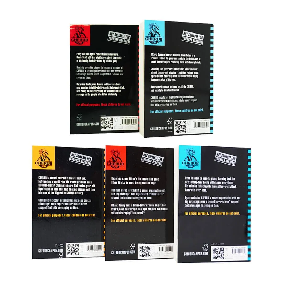 Cherub Series 3 By Robert Muchamore 5 Books Collection Set (Books 11-15)  - Ages 6-11 - Paperback