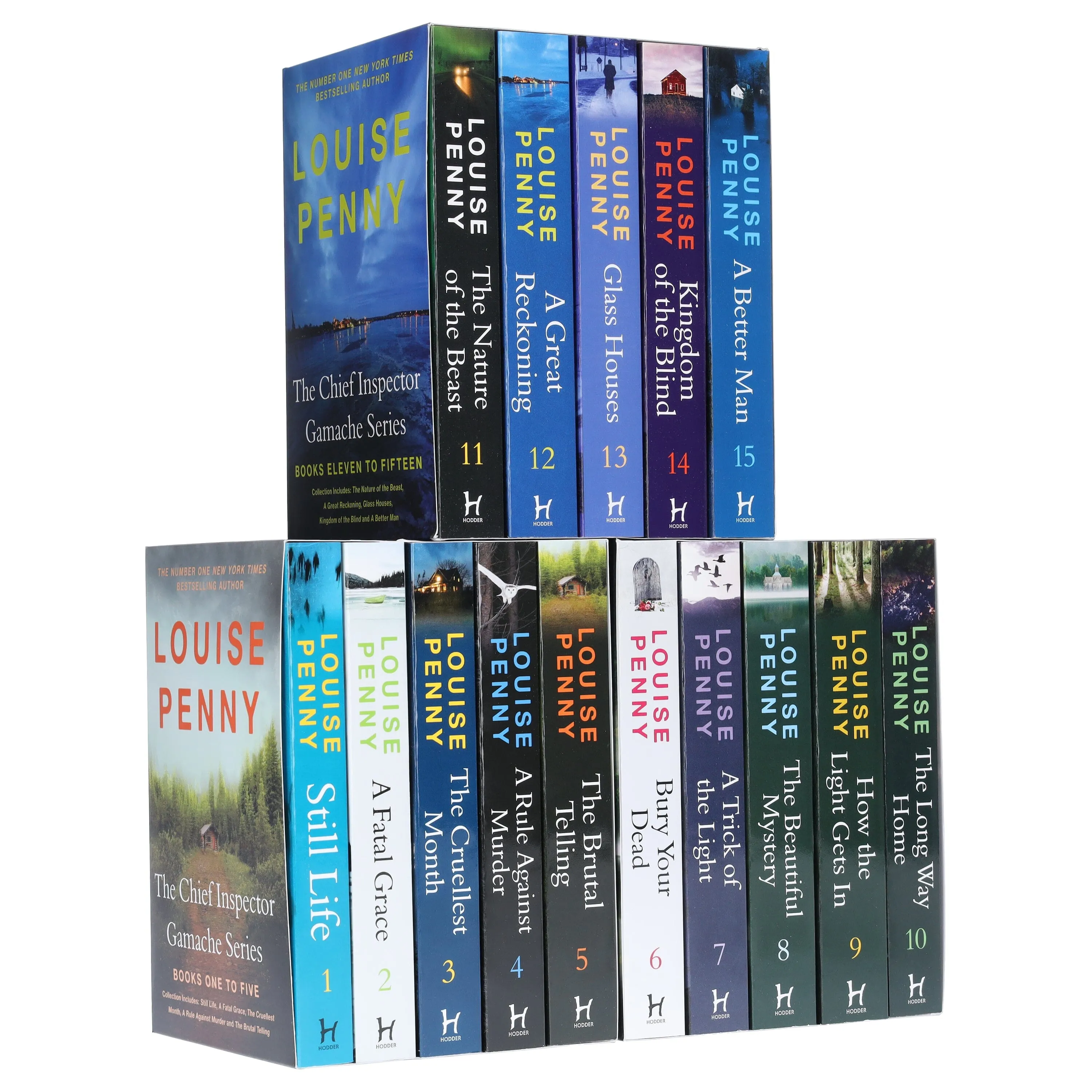 Chief Inspector Gamache Mystery Series (Book 1-15) by Louise Penny: 15 Books Collection Box Set - Fiction - Paperback