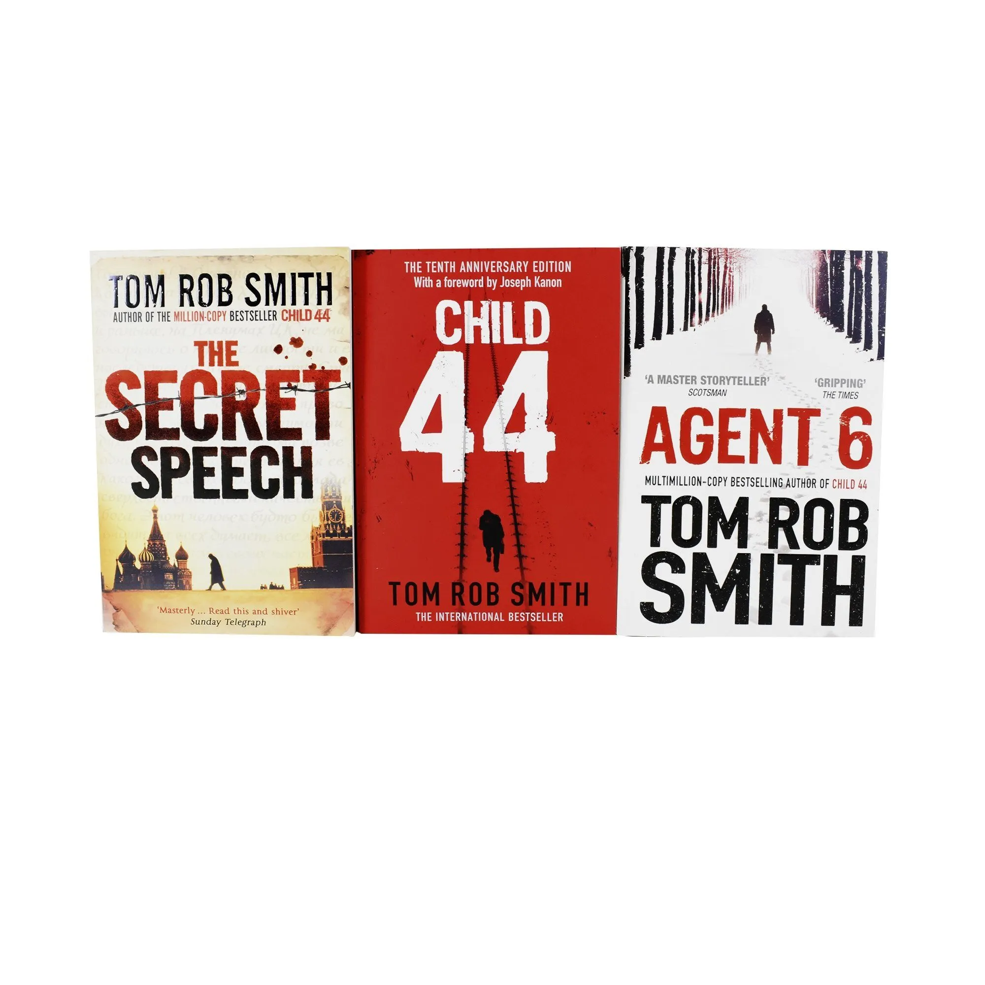 Child 44 Trilogy Series 3 Books Set by Tom Rob Smith - Fiction - Paperback