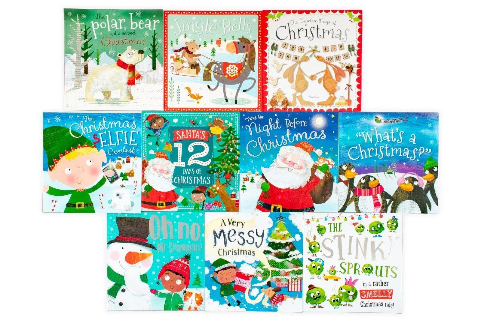 Christmas Wishes 10 Book Collection - Ages 0-5 - Paperback
