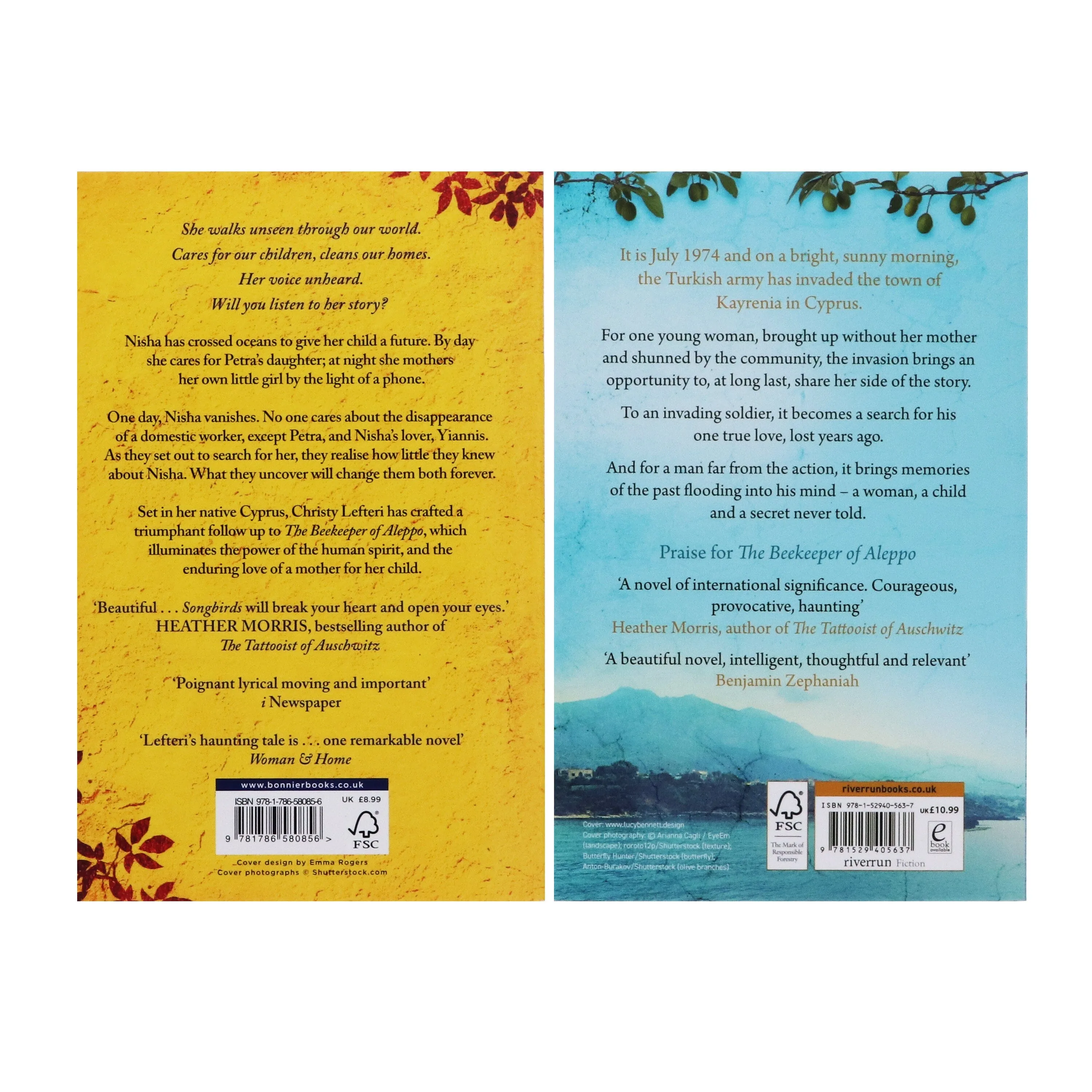 Christy Lefteri 2 Books Collection Set - Fiction - Paperback