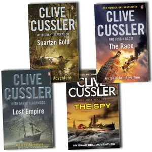 Clive Cussler Fargo Adventure & Isaac Bell Adventure 4 Book Collection - Adult - Paperback