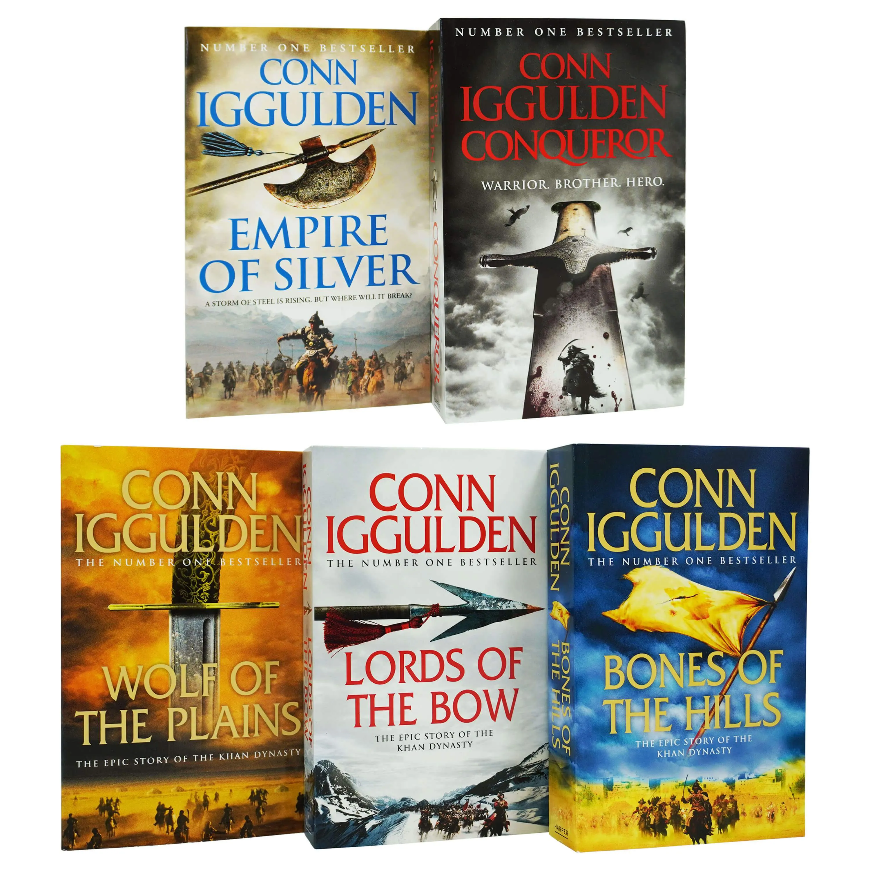 Conqueror Series by Conn Iggulden 5 Books Collection Set - Fiction - Paperback