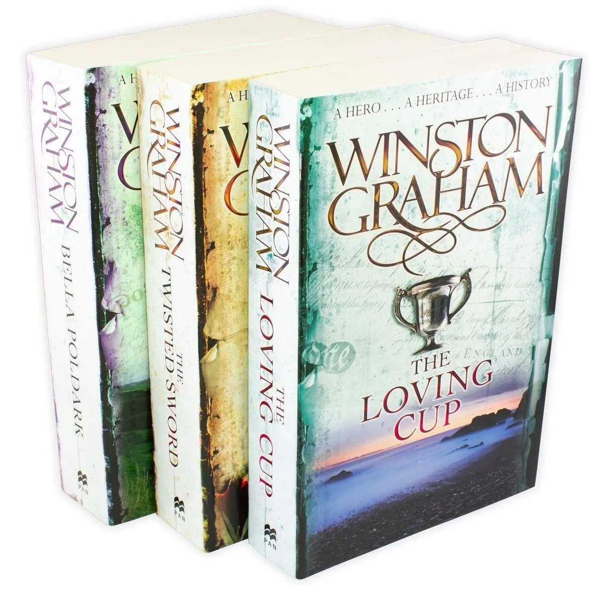 Damaged - Poldark by Winston Graham: Books 10-12 Collection Set - Fiction - Paperback - 4