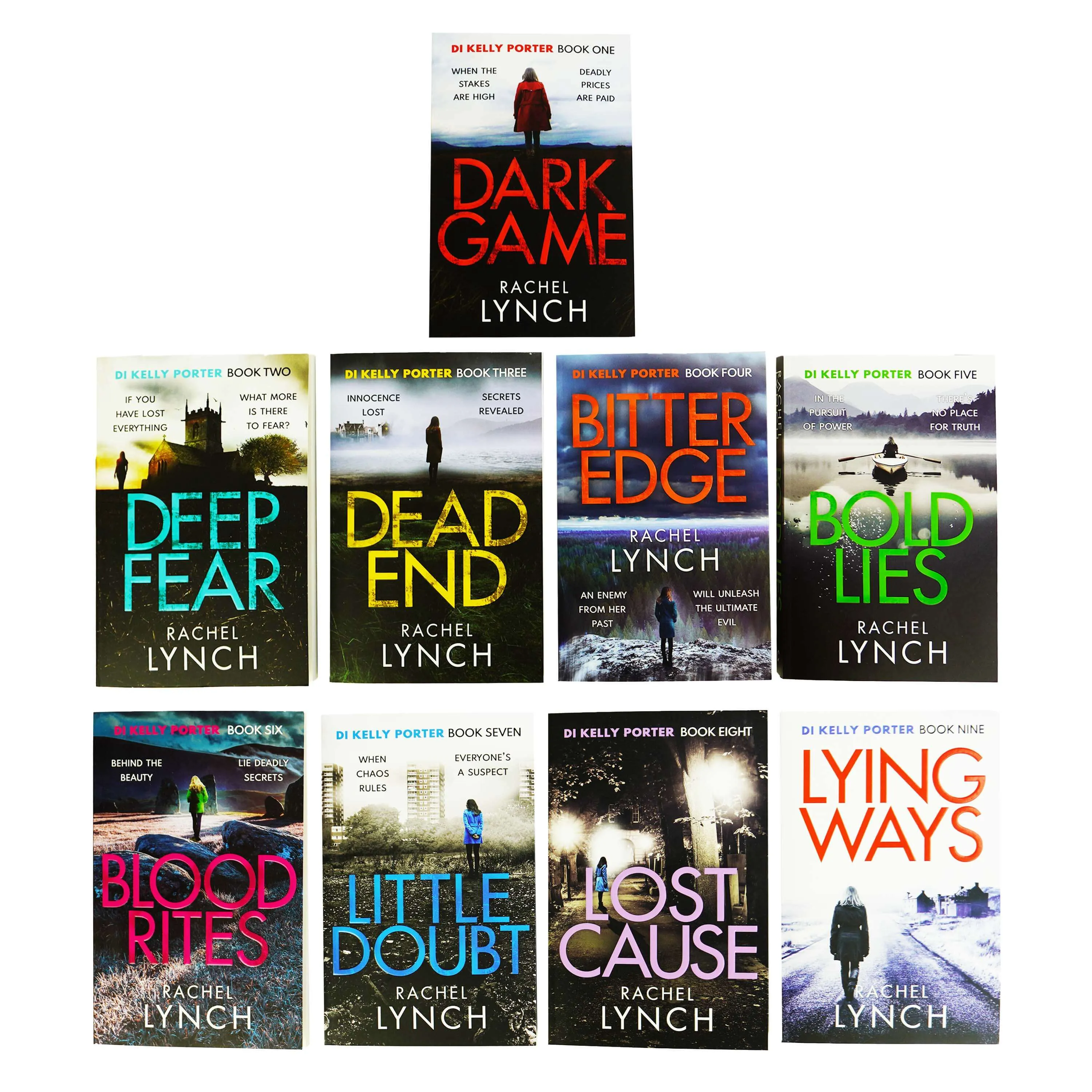 Detective Kelly Porter Series By Rachel Lynch 9 Books Collection Set - Fiction - Paperback