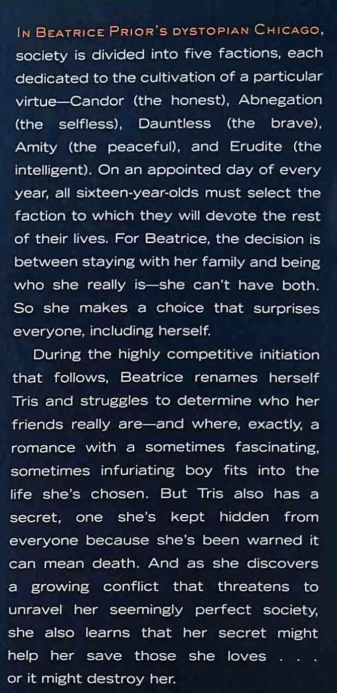DIVERGENT TRILOGY (SET) - Veronica Roth