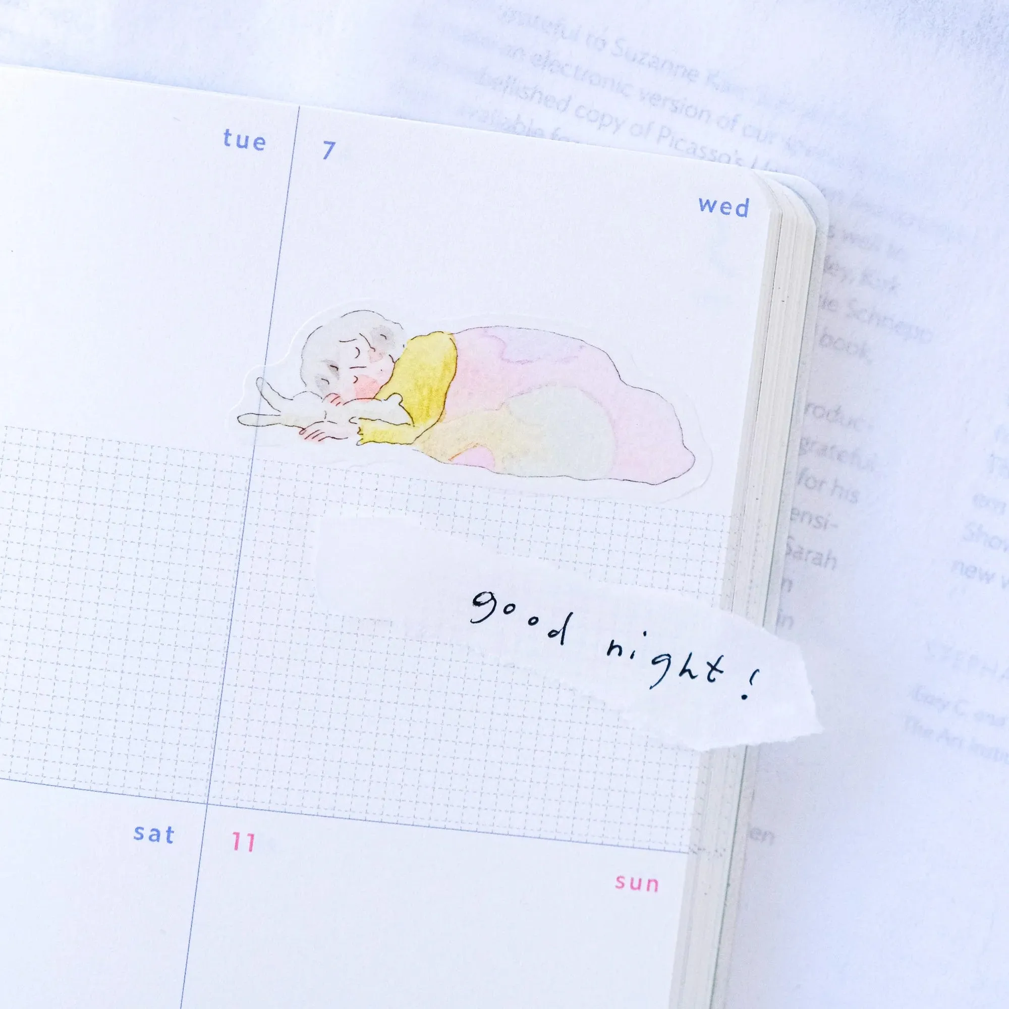 Dodolulu - Planner Sticker Matchbox - Lazy Day Comforts