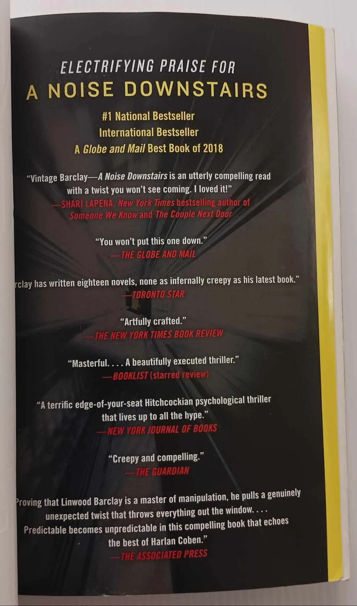 ELEVATOR PITCH - Linwood Barclay