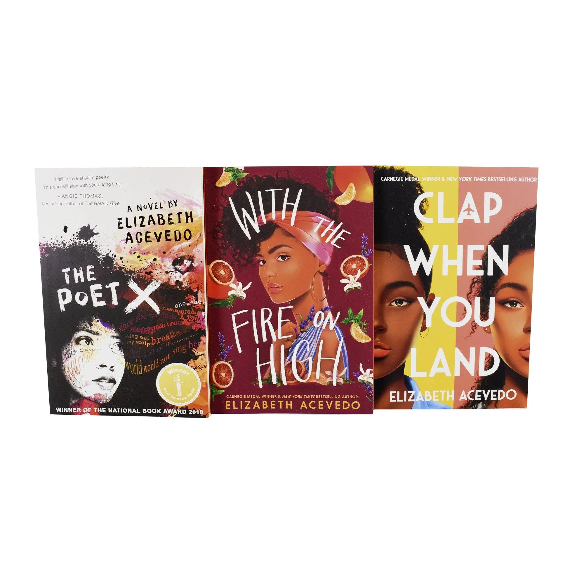 Elizabeth Acevedo 3 Books Collection Set - Ages 14  - Paperback