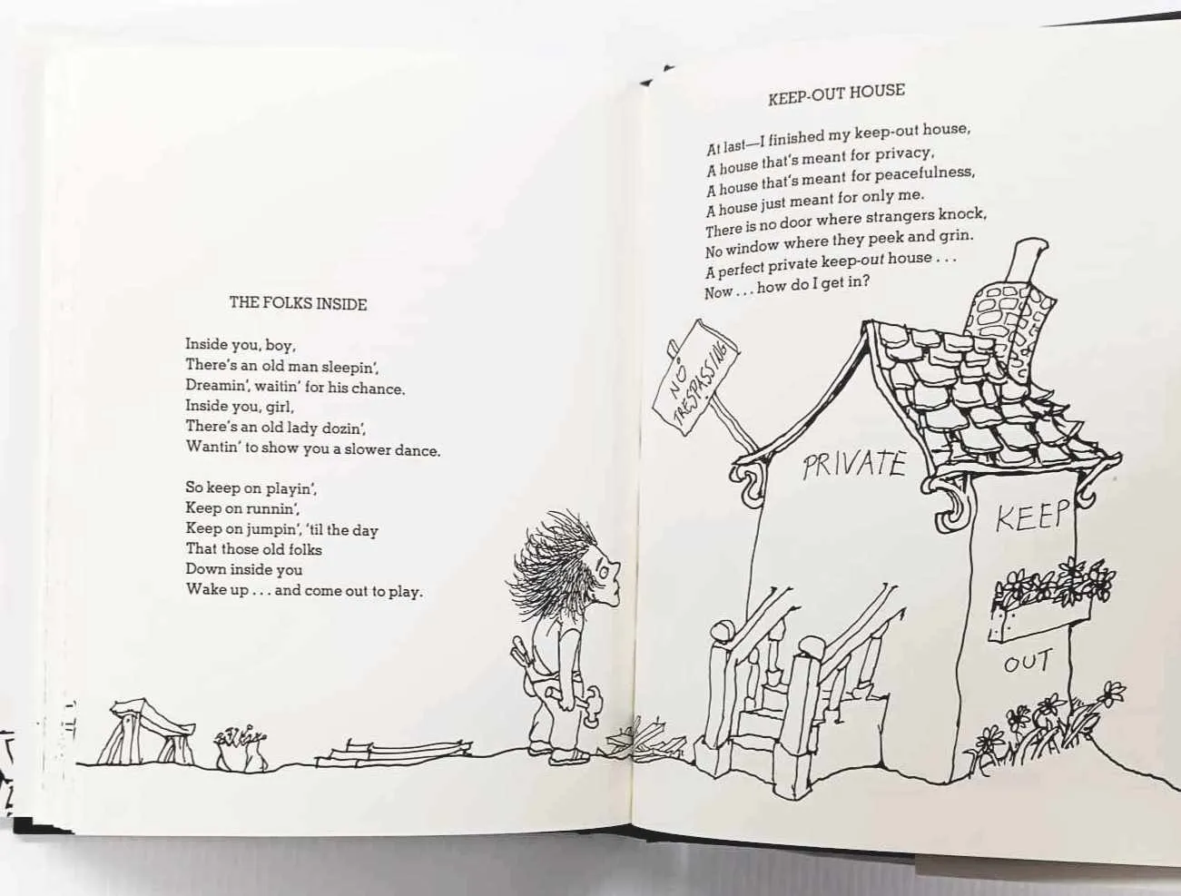 FALLING UP - Shel Silverstein