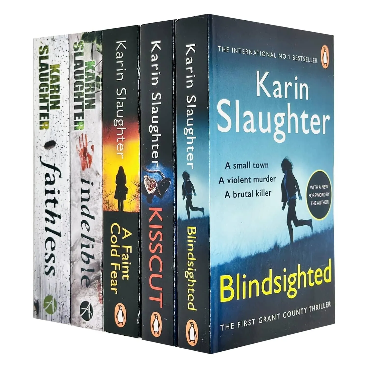 Grant County Series (Book 1-5) by Karin Slaughter 5 Books Collection Set  - Fiction - Paperback