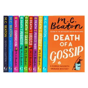 Hamish Macbeth Mysteries Series by M.C. Beaton 10 Books Collection Set (Book 1-10) - Fiction - Paperback