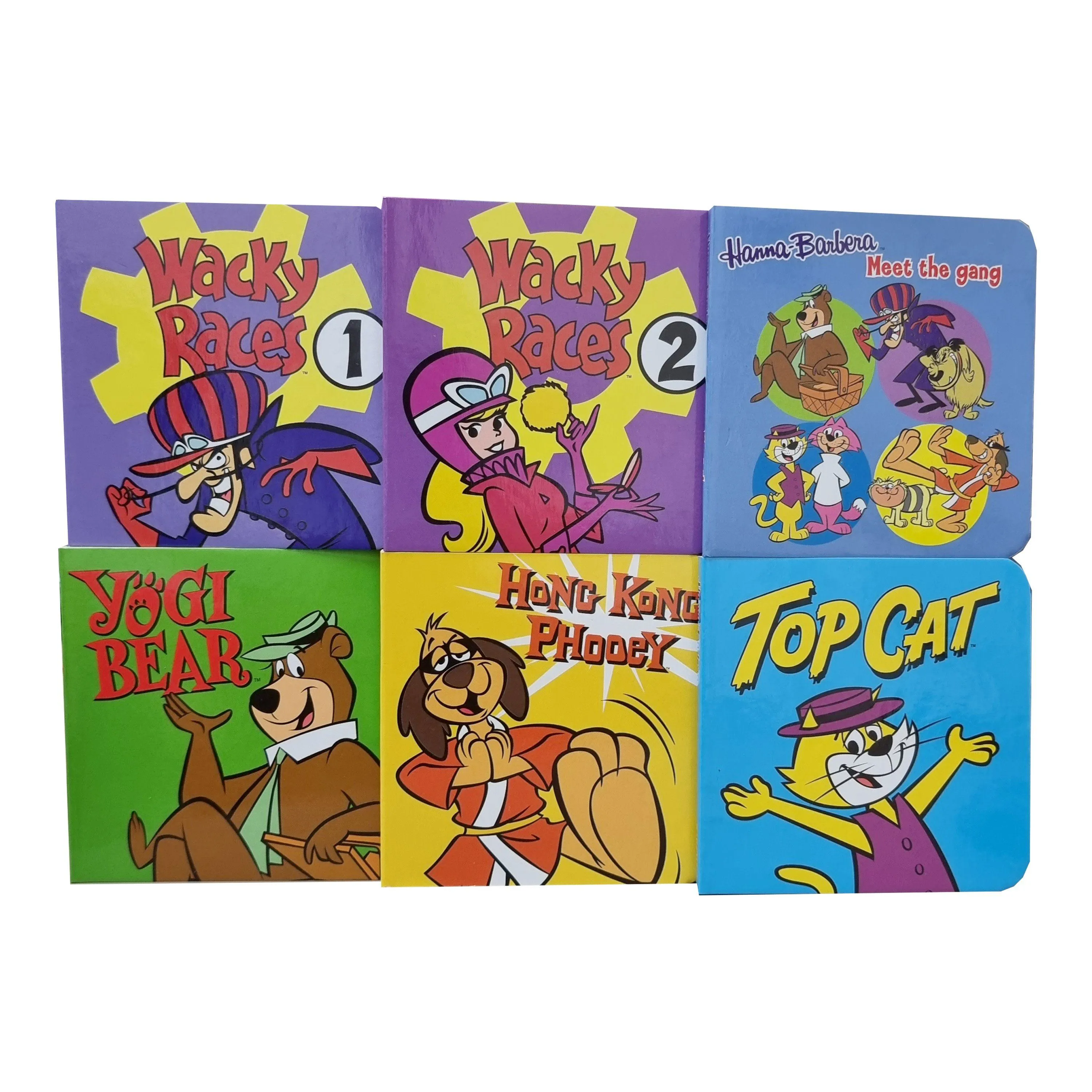 Hanna Barbera Pocket Library 6 Books Collection Set - Ages 0-5 - Board Book