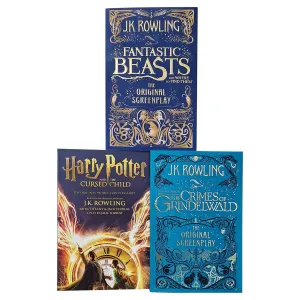 Harry Potter & Fantastic Beasts Scripts by J.K. Rowling 3 Books Collection Set - Ages 10-15 - Paperback