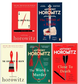 Hawthorne and Horowitz Mysteries Series by Anthony Horowitz 5 Books Collection Set - Fiction - Paperback