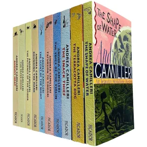 Inspector Montalbano by Andrea Camilleri Books 1-10 Collection Set - Fiction - Paperback