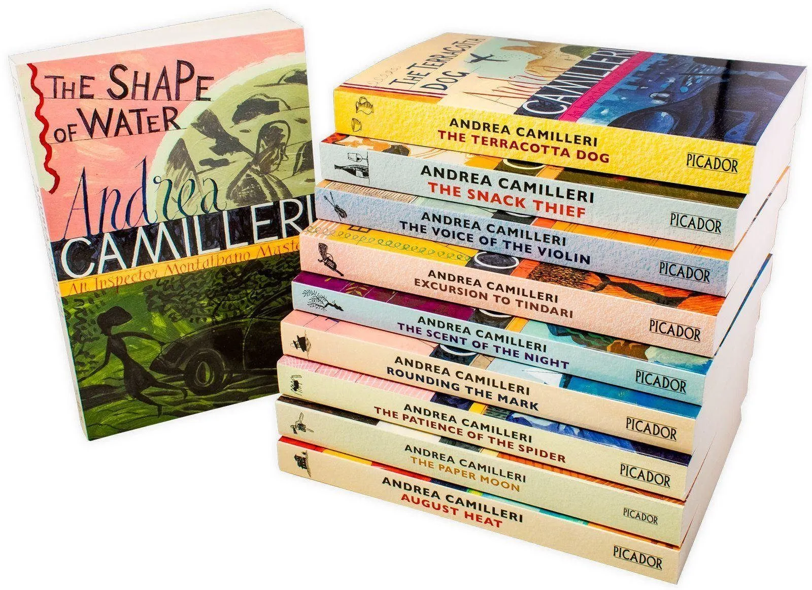 Inspector Montalbano by Andrea Camilleri Books 1-20 Collection Set - Fiction - Paperback